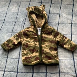 🌟🌟 Baby boys 3-6 month fleece jacket with Sherpa lining